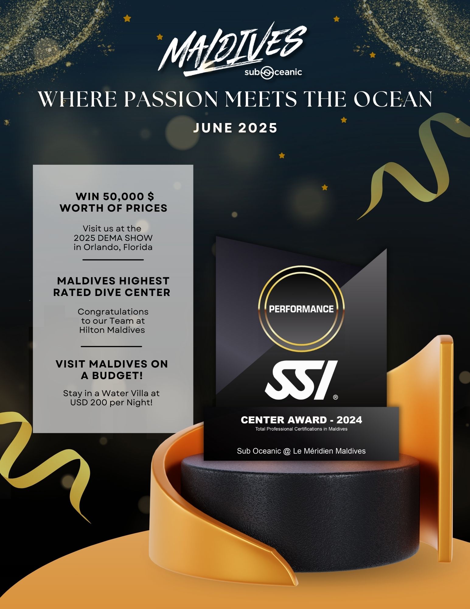 Sub Oceanic Maldives June 2025 Edition, Newsletter Frontpage