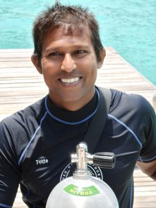 Totti - Diving Instructor, Maldives Legend, Fishing King and highly valued Team Member of Sub Oceanic at Hilton Maldives Amingiri Resort & Spa