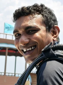 Husaam - Manager, Diving Instructor and highly valued Team Member of Sub Oceanic at Hilton Maldives Amingiri Resort & Spa