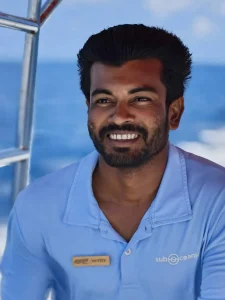Nuttey (Mohamed Nooman) - Crucial part of Sub Oceanic at Le Meridien Maldives Team