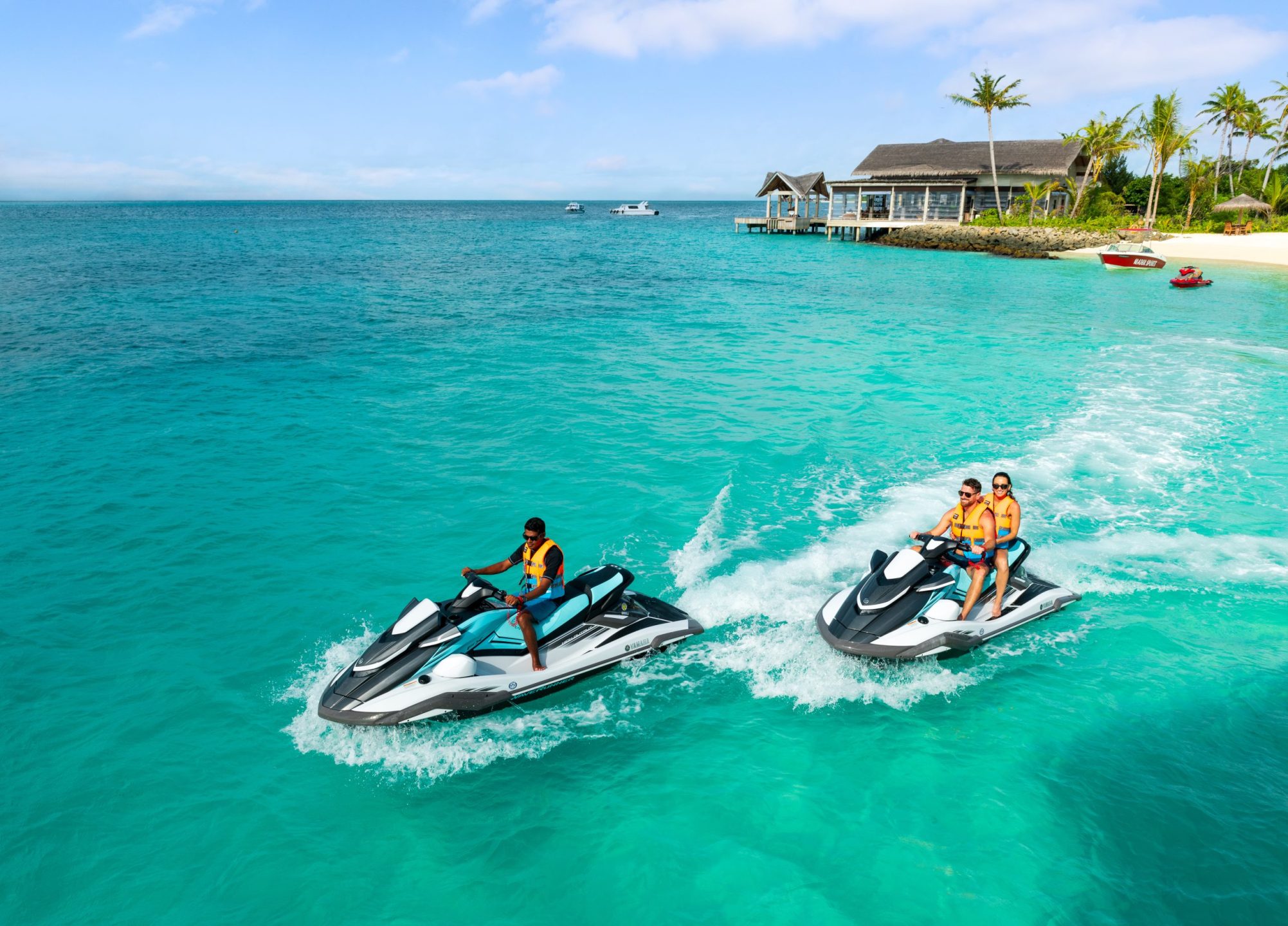 Jet Ski Activity at Hilton Maldives Amingiri Resort & Spa