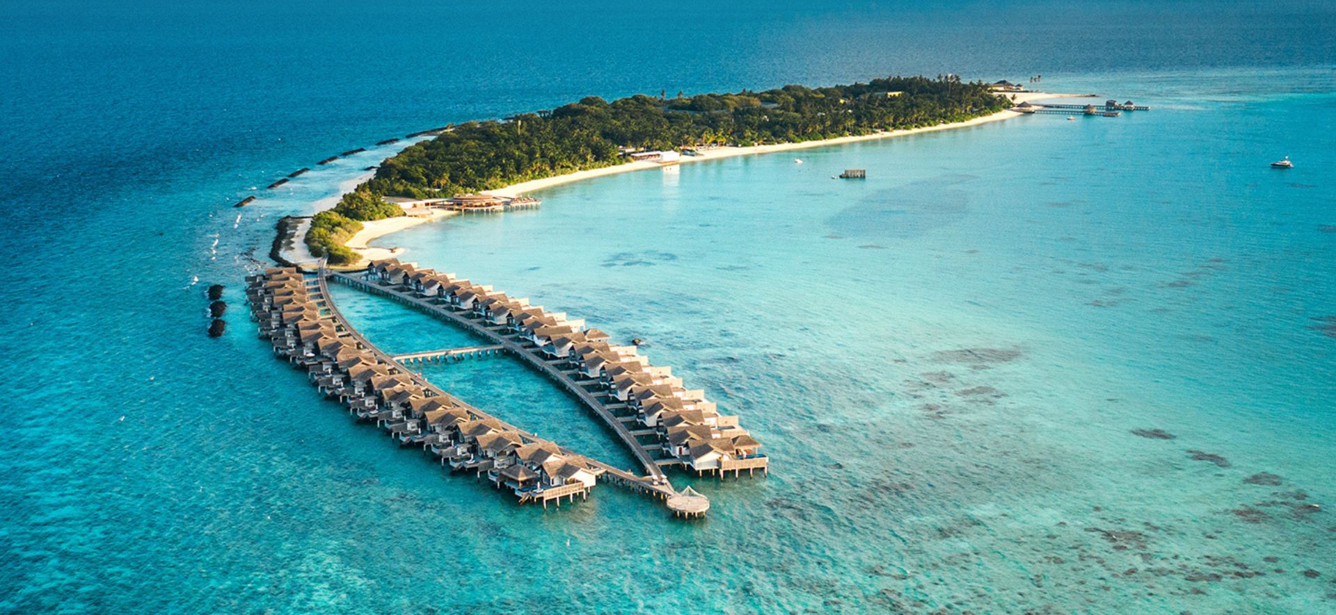 Sirru Fen Fushi Private Lagoon Resort Sunset Aerial