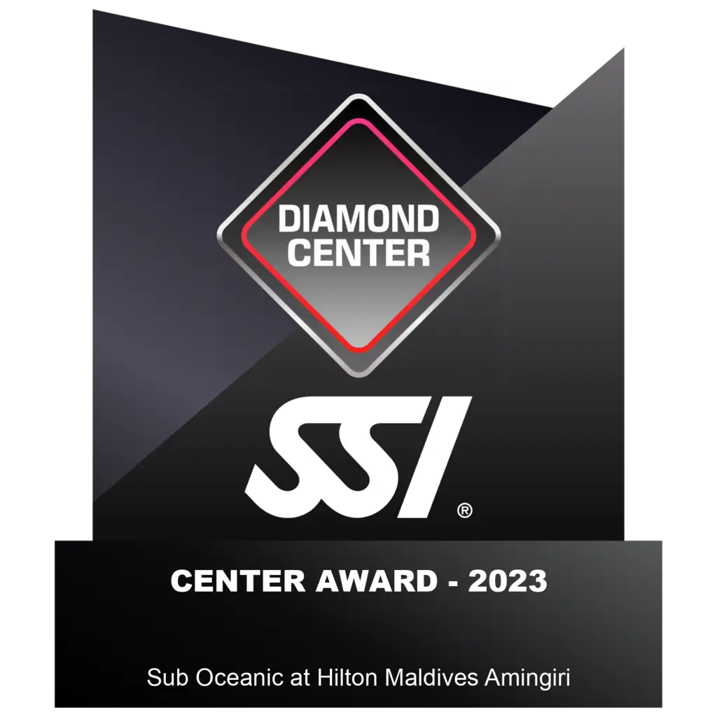 Sub Oceanic At Hilton Maldives 2023 Center Award Ssi Diamond Center