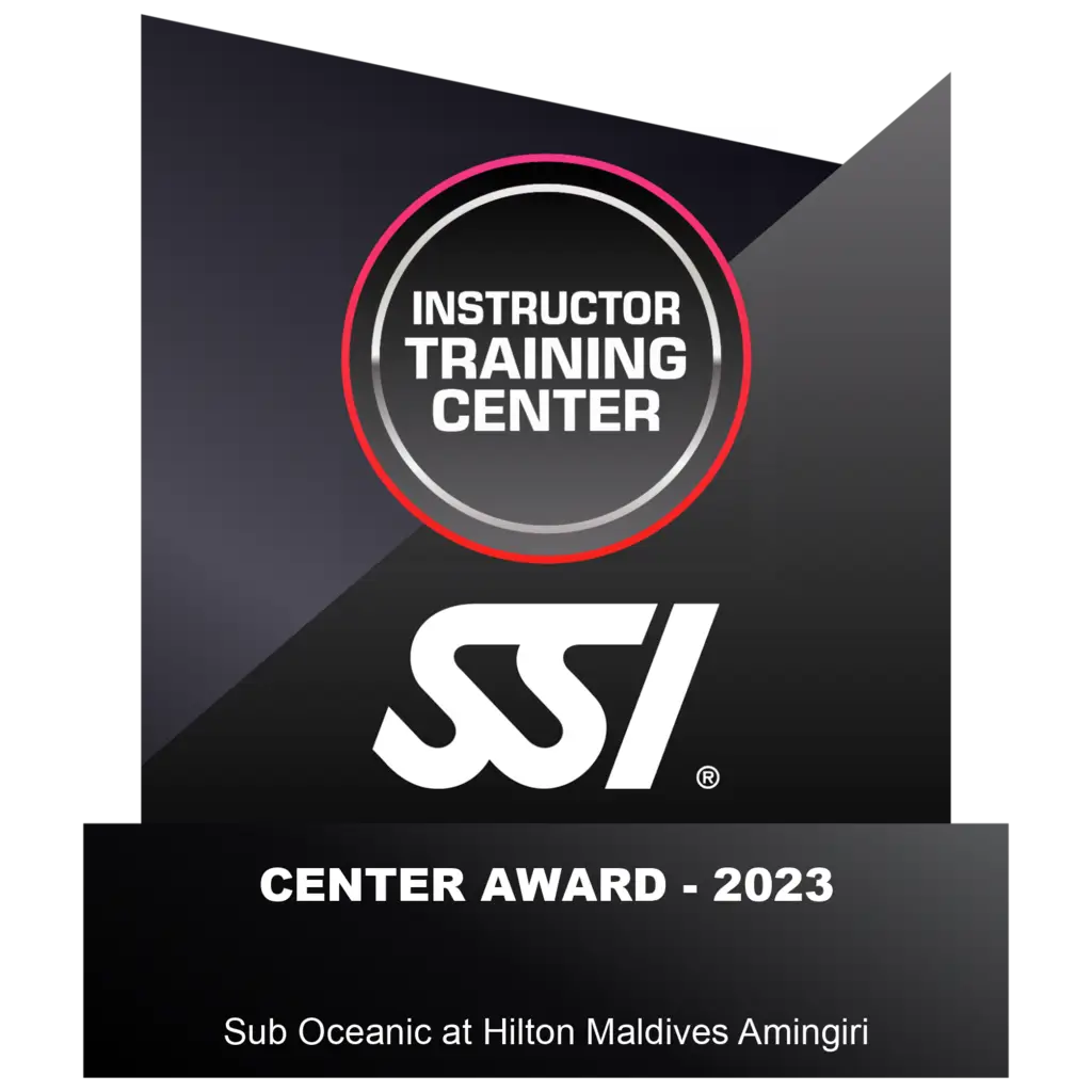 Sub Oceanic At Hilton Maldives 2023 Center Award Ssi Instructor Training Center