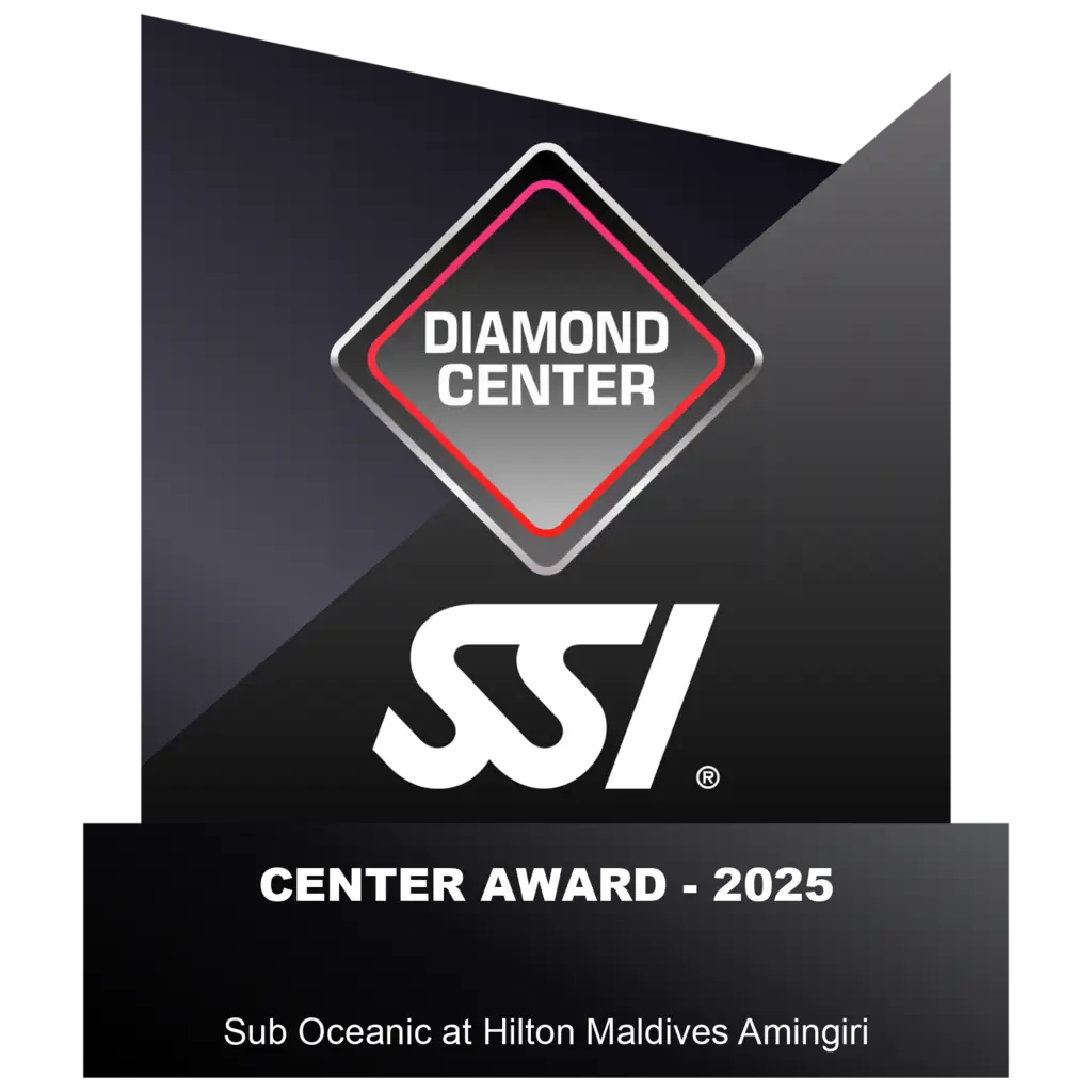 Sub Oceanic At Hilton Maldives 2025 Center Award Ssi Diamond Center