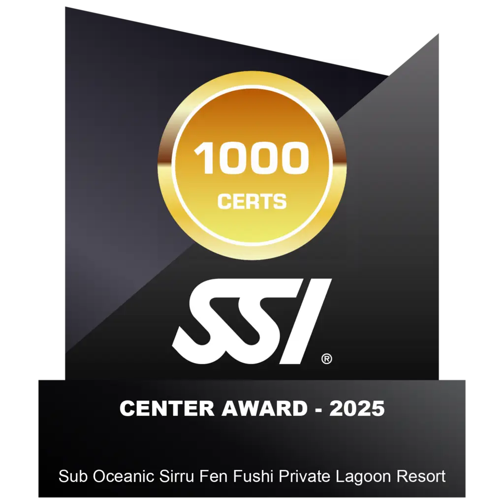 Sub Oceanic At Sirru Fen Fushi Private Lagoon Resort 2025 Center Award 1000 Ssi Certifications