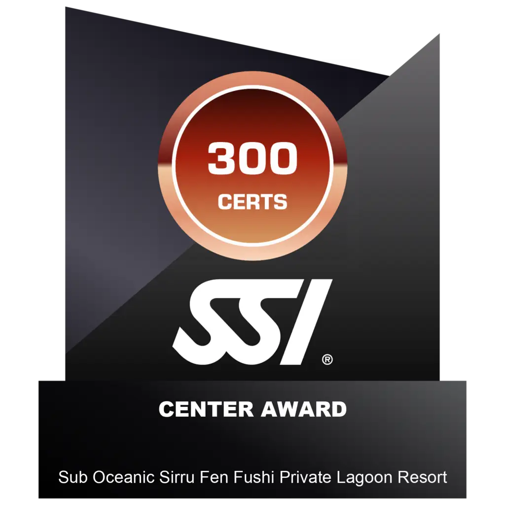 Sub Oceanic At Sirru Fen Fushi Private Lagoon Resort Center Award 300 Ssi Certifications