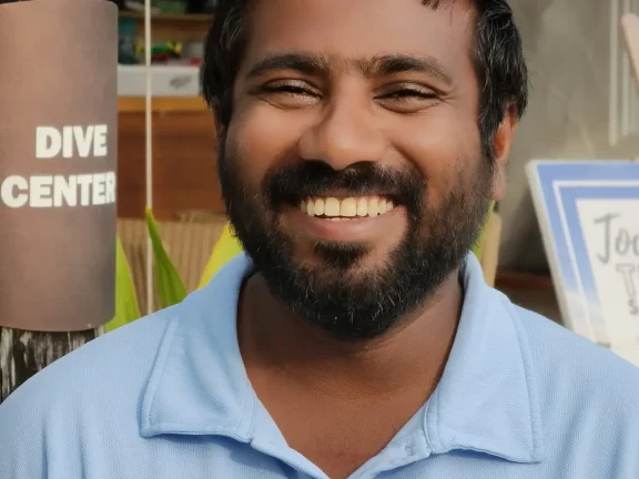 Fali - Boat Captain and Essential part of Sub Oceanic Maldives Team at the 5 Star Sirru Fen Fushi Private Lagoon Resort