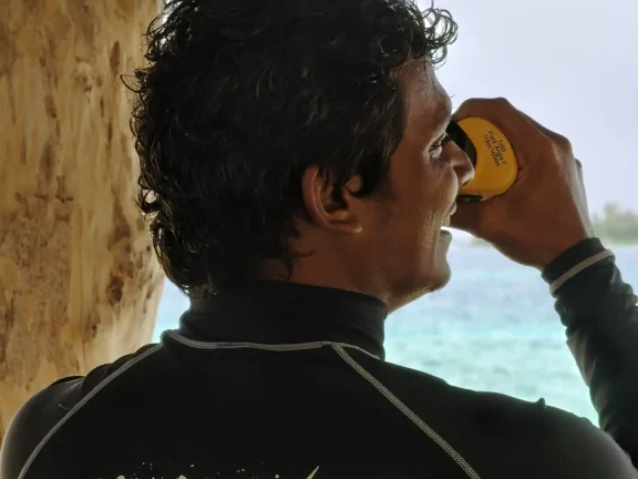 Team Member on the watch out